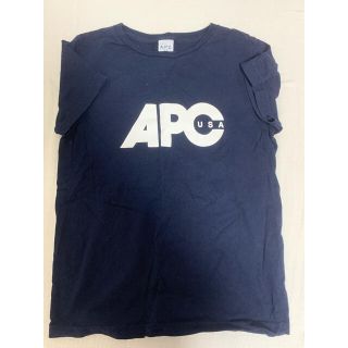 アーペーセー(A.P.C)のA.P.C アーペーセー　Tシャツ　ロゴTシャツ　ネイビー(Tシャツ(半袖/袖なし))