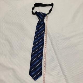 子供用　ネクタイ　ブルーストライプ(ドレス/フォーマル)