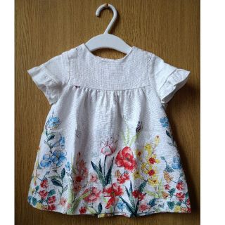 ザラ(ZARA)の【ZARA Baby Girl】トップス 花柄チュニック(シャツ/カットソー)