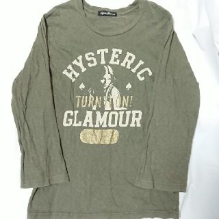 ヒステリックグラマー(HYSTERIC GLAMOUR)のヒステリックグラマー 7分袖 カットソー カーキ(カットソー(長袖/七分))