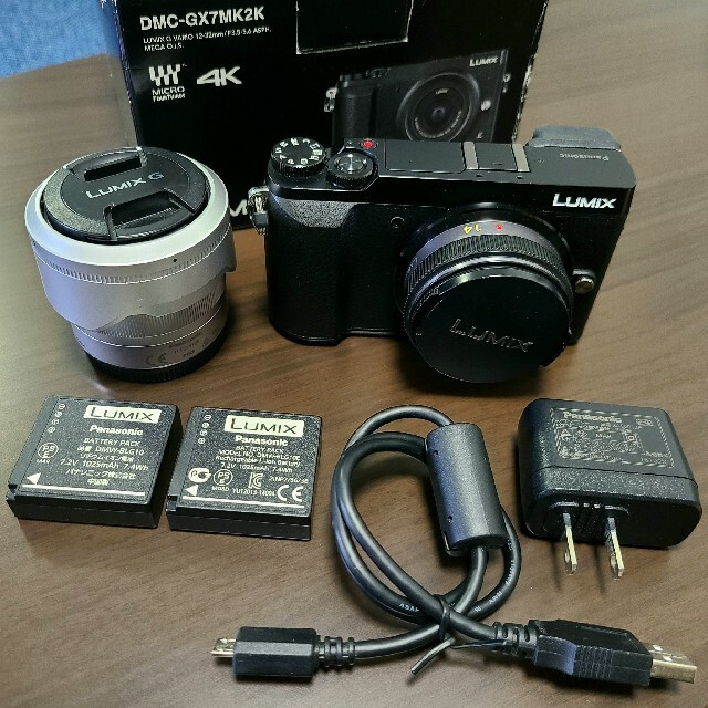 <美品>panasonic LUMIX ミラーレス GX-7 MK-2