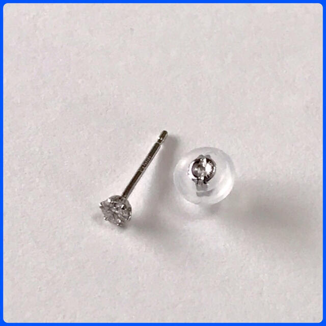 ダイヤモンドピアス pt900 スタッドピアス  プラチナピアス 0.07ct