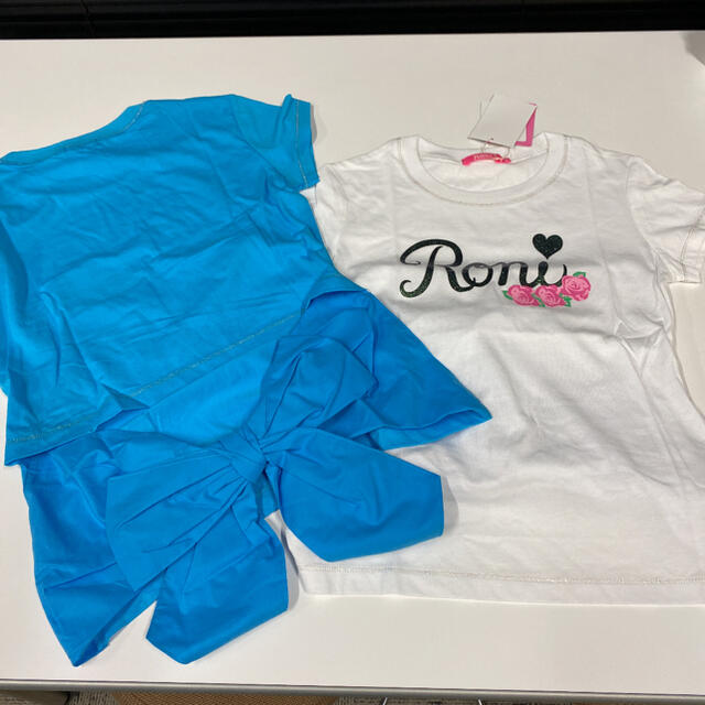 RONI(ロニィ)のロニィ⭐︎Tシャツ　リボン付き　145 新品 キッズ/ベビー/マタニティのキッズ服女の子用(90cm~)(Tシャツ/カットソー)の商品写真