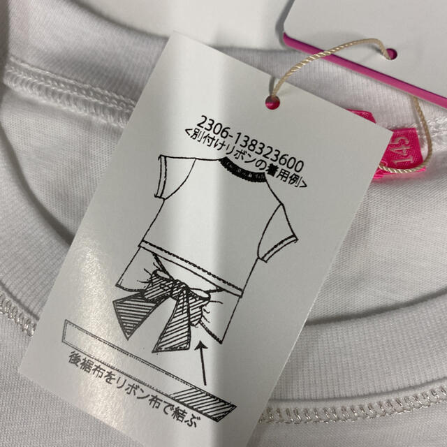 RONI(ロニィ)のロニィ⭐︎Tシャツ　リボン付き　145 新品 キッズ/ベビー/マタニティのキッズ服女の子用(90cm~)(Tシャツ/カットソー)の商品写真