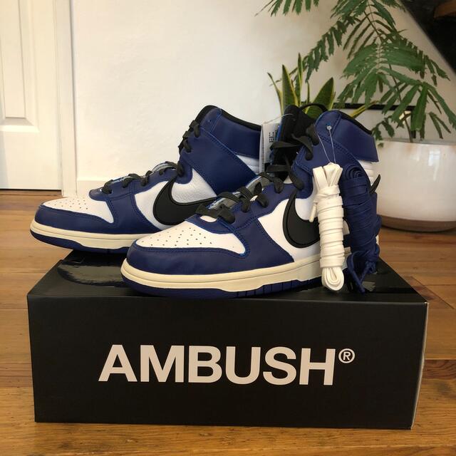 AMBUSH(アンブッシュ)のキムラ様専用　NIKE DUNK HI AMBUSH DEEP ROYAL  メンズの靴/シューズ(スニーカー)の商品写真