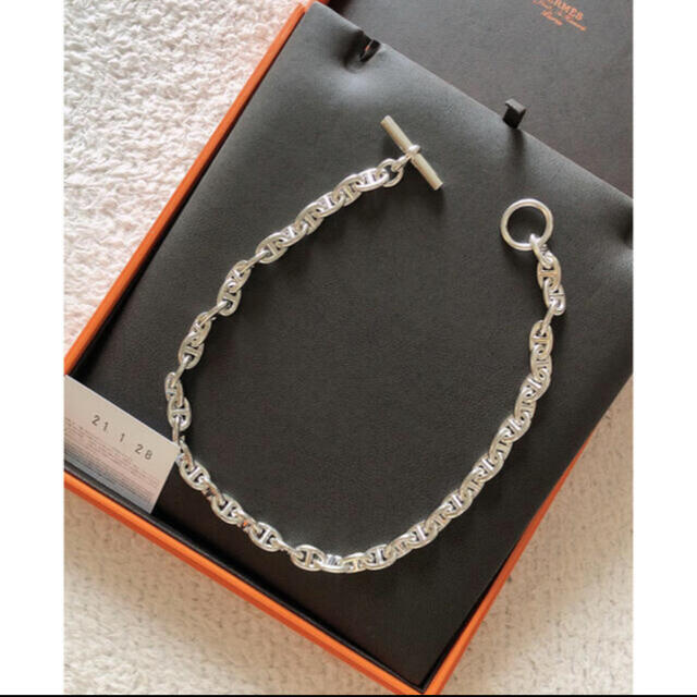 HERMES - エルメスシェーヌダンクルネックレスPM期間限定‼︎の HERMES - エルメスシェーヌダンクルネックレスPM期間限定‼︎の