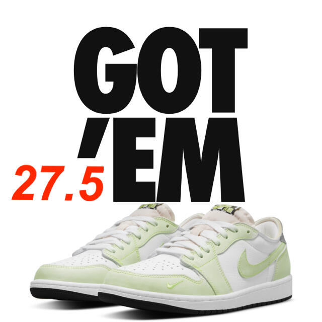 NIKE AIR JORDAN 1 LOW OG "GHOST GREEN"