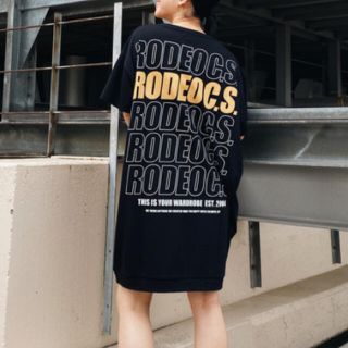 ロデオクラウンズ(RODEO CROWNS)のTシャツワンピ(ひざ丈ワンピース)