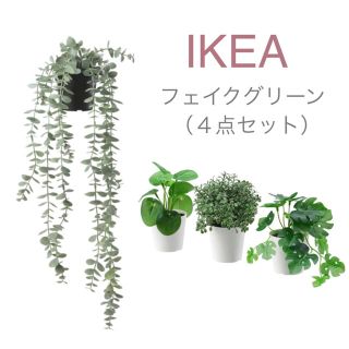 イケア(IKEA)の【新品】IKEA イケア フェイクグリーン ユーカリ（吊り下げ+鉢3個）フェイカ(その他)