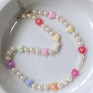 トゥデイフル(TODAYFUL)の47 handmade necklace “POPING HEARTS”(ネックレス)