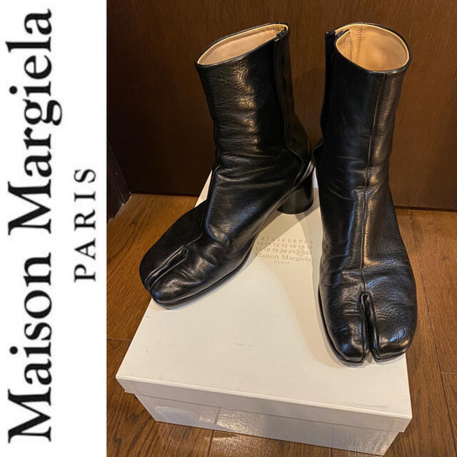 Maison Margiela マルジェラ レザー足袋ブーツ ヒールブーツ 42足袋ブーツ