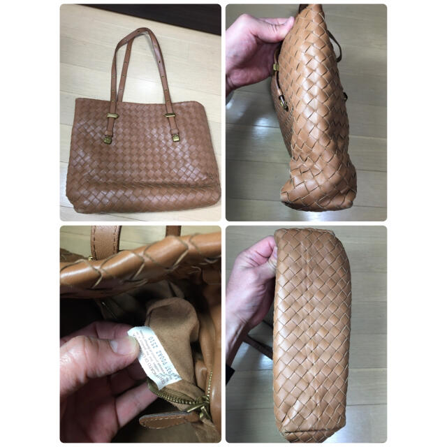 Bottega Veneta(ボッテガヴェネタ)のボッテガ　トートバッグ　イントレチャート　レザー　ブラウン　茶 レディースのバッグ(トートバッグ)の商品写真