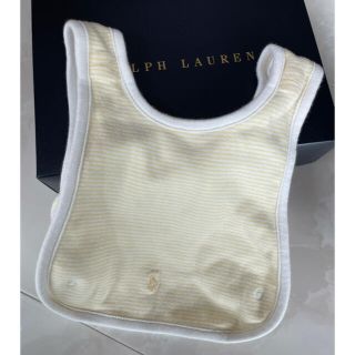 ラルフローレン(Ralph Lauren)のめづみ様専用　正規品　ラルフローレン　ベビースタイ　イエロー&ピンク　２点セット(ベビースタイ/よだれかけ)