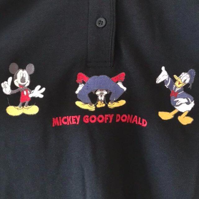 Disney - 90sディズニー ポロシャツ キャラ刺繍 ミッキー 美品 襟2way ...