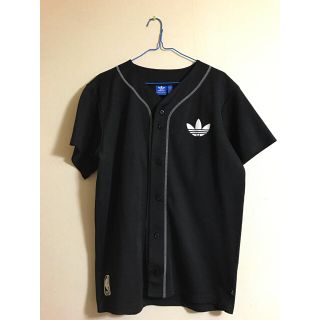 アディダス(adidas)のadidas ベースボールシャツ(シャツ/ブラウス(半袖/袖なし))