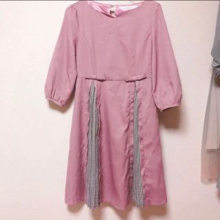 トッコ(tocco)の膝丈ワンピース tocco closet ピンク(ひざ丈ワンピース)