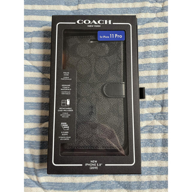 スマホ/家電/カメラ【最終値下】COACH iPhone11 手帳型ケース