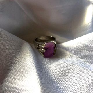 ୨୧ Vintage rétro Natural Stone Ring #11(リング(指輪))