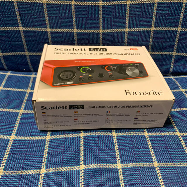 【新品未使用】Focusrite Scarlett Solo 3rd Gen