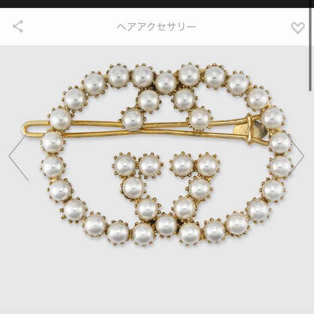 Gucci(グッチ)のGUCCI バレッタ レディースのヘアアクセサリー(バレッタ/ヘアクリップ)の商品写真