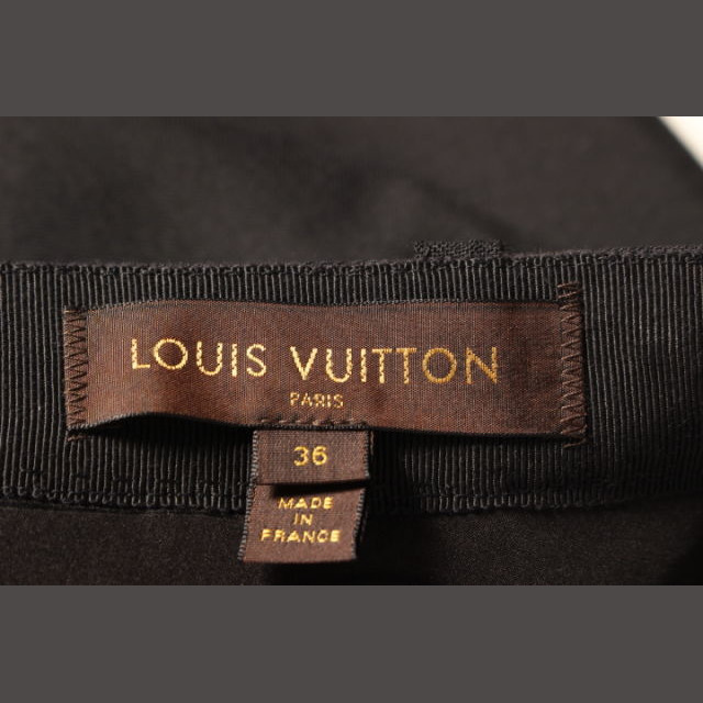 LOUIS VUITTON(ルイヴィトン)のルイヴィトン LOUIS VUITTON スカート タイト ひざ丈 裾リボン ウ レディースのスカート(ひざ丈スカート)の商品写真