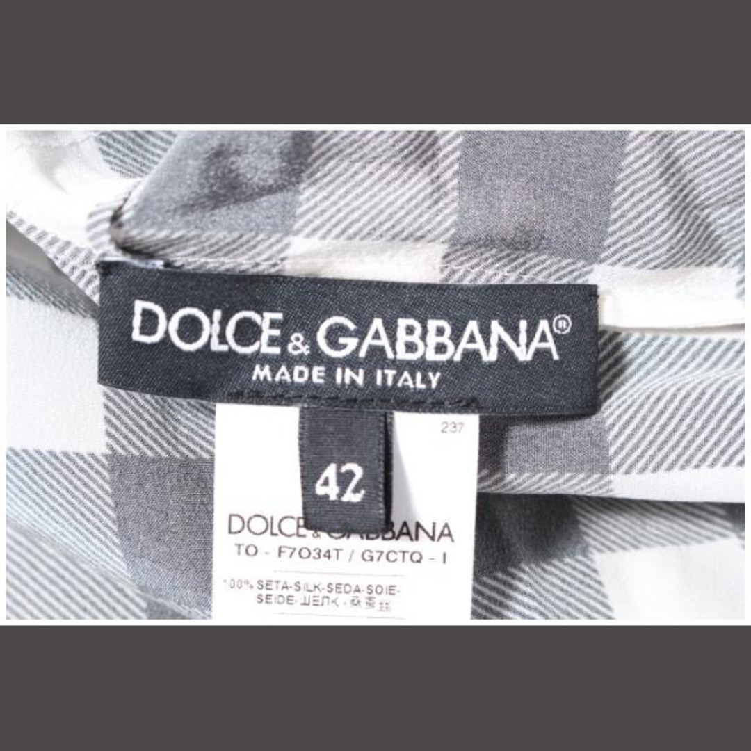 DOLCE&GABBANA(ドルチェアンドガッバーナ)のドルチェ&ガッバーナ ドルガバ DOLCE&GABBANA ブラウス ノースリー レディースのトップス(シャツ/ブラウス(半袖/袖なし))の商品写真