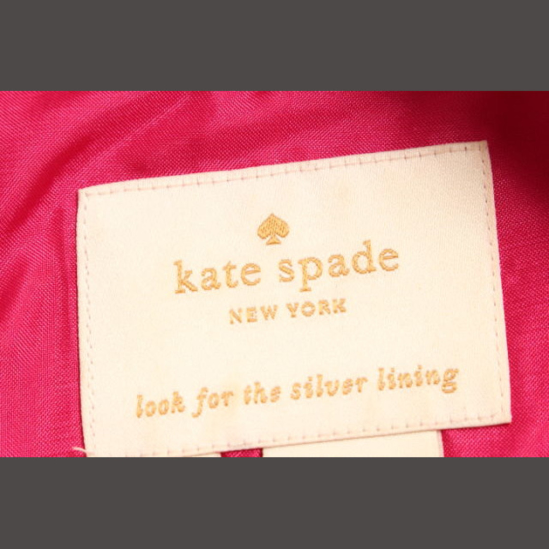 ケイトスペード KATE SPADE ワンピース スカラップ ひざ丈 七分袖 0 レディースのワンピース(ひざ丈ワンピース)の商品写真