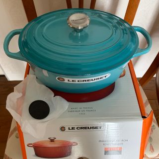 ルクルーゼ(LE CREUSET)のchiro様専用 ル・クルーゼ　オーバル鍋　新品　箱入り(鍋/フライパン)