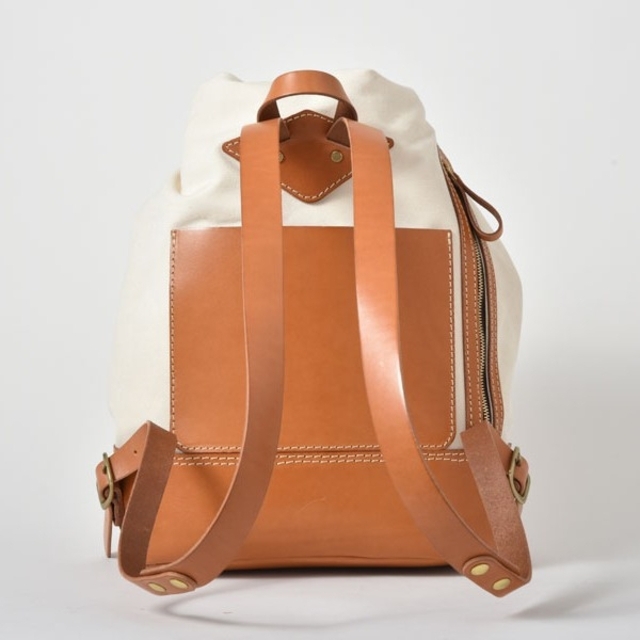 HERZ(ヘルツ)のHERZ キャンバスの米袋リュック(NE-RUCK2) キャメル メンズのバッグ(バッグパック/リュック)の商品写真