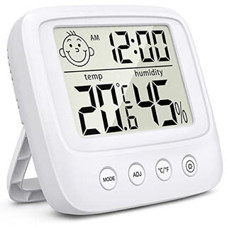 温度計 湿度計 温湿度計 デジタル時計(置時計)