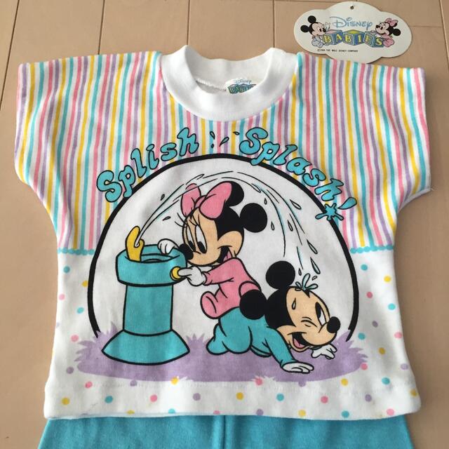 Disney(ディズニー)のディズニー　Disney BABIES ミッキー&ミニー 上下セット 18ヶ月 キッズ/ベビー/マタニティのベビー服(~85cm)(シャツ/カットソー)の商品写真