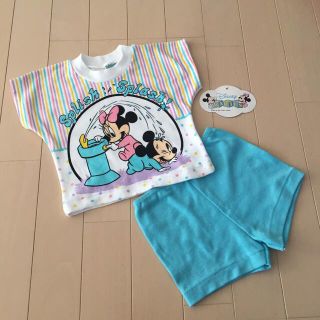 ディズニー(Disney)のディズニー　Disney BABIES ミッキー&ミニー 上下セット 18ヶ月(シャツ/カットソー)