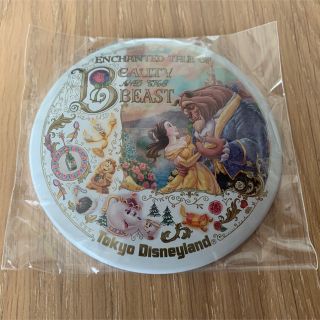 ディズニー(Disney)のディズニーランド　ニューファンタジーランド　美女と野獣　缶バッジ　(キャラクターグッズ)