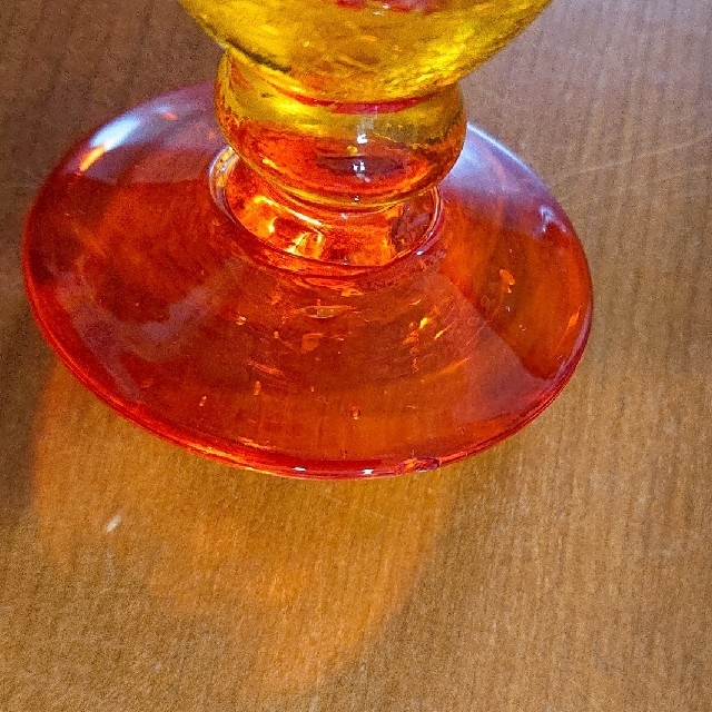 昭和レトロ琉球ガラス 赤色