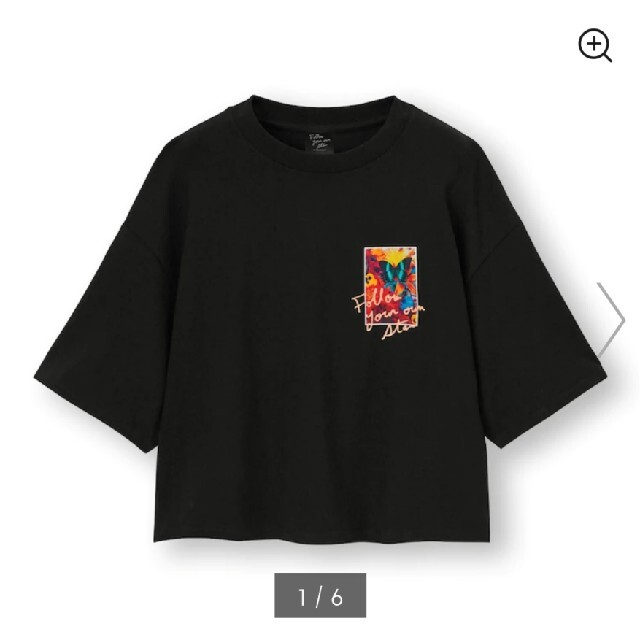 GU(ジーユー)の即発可！GU × M 蜷川実花コラボ商品 グラフィックTシャツ&トートバッグ レディースのトップス(Tシャツ(半袖/袖なし))の商品写真