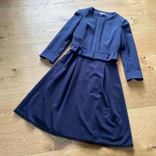 TOCCA - 新品 トッカ セット ワンピース ジャケット ネイビー TOCCA - 新品 トッカ セット ワンピース ジャケット ネイビー