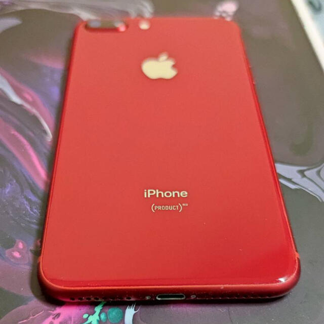 スマートフォン/携帯電話iPhone 8plus red 64gb simフリー