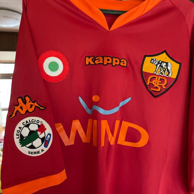 Kappa(カッパ)のローマ　トッティ　サッカーユニフォーム スポーツ/アウトドアのサッカー/フットサル(ウェア)の商品写真
