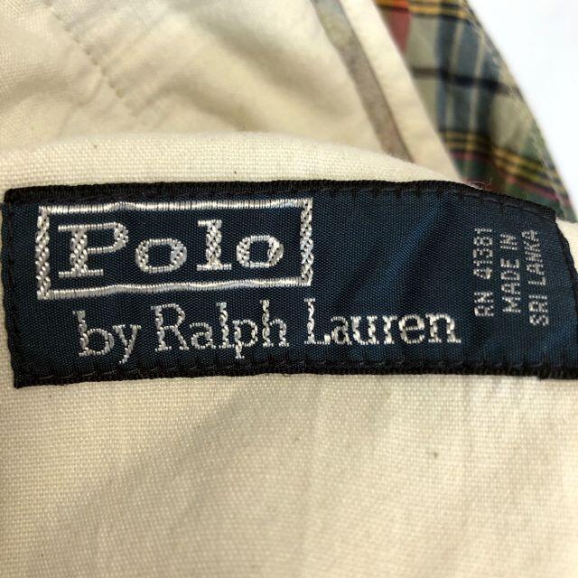 POLO RALPH LAUREN(ポロラルフローレン)の90's POLO RALPH LAUREN マドラスチェックショートパンツ メンズのパンツ(ショートパンツ)の商品写真