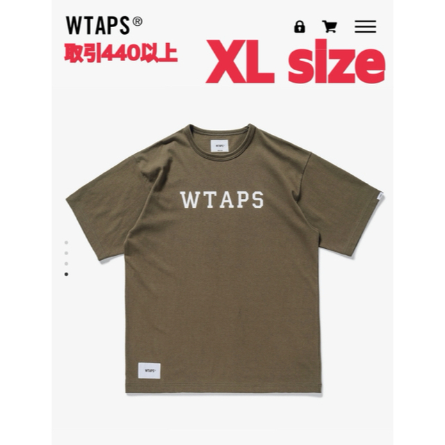 WTAPS 2023SS COLLEGE SS TEE OLIVE DRAB L