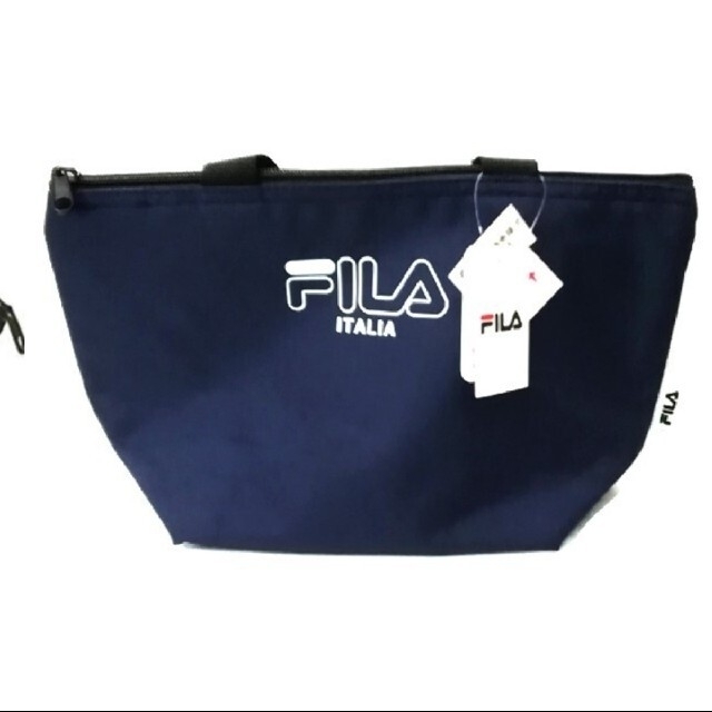 FILA(フィラ)のFILA保冷・保温バッグ　ネイビー　送料無料　680円！！ レディースのバッグ(エコバッグ)の商品写真