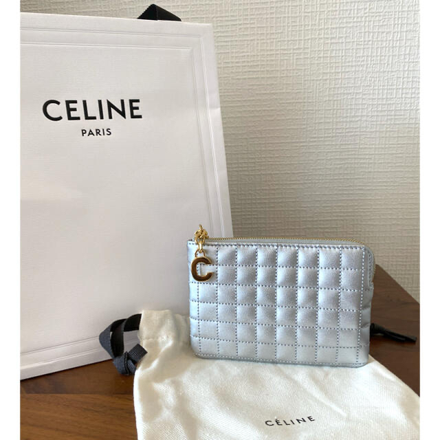 〈新品〉CELINE Cチャーム　コイン&カードケース | フリマアプリ ラクマ