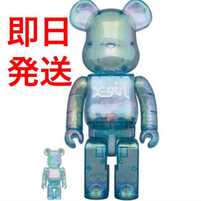 X-girl ✖︎ BE＠RBRICK 400％ & 100% 2体セット