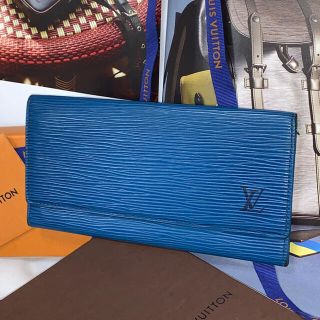 ルイヴィトン(LOUIS VUITTON)の★ルイ・ヴィトンエピライン長財布☆極上品☆メンテナンス済☆ユニセックスで★(長財布)