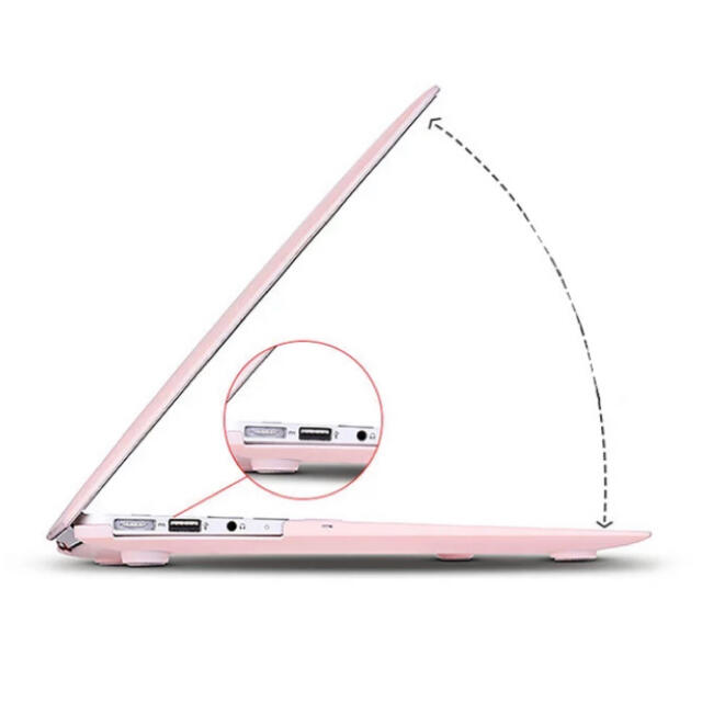 MacBook Pro/Air 13インチ ケース カバー 保護 ブラウン　木5 スマホ/家電/カメラのPC/タブレット(PCパーツ)の商品写真