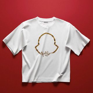 モンクレール(MONCLER)の値下げモンクレール　アジア限定子年（ネズミどし）鼠tシャツ　ゴールド　レディース(Tシャツ(半袖/袖なし))