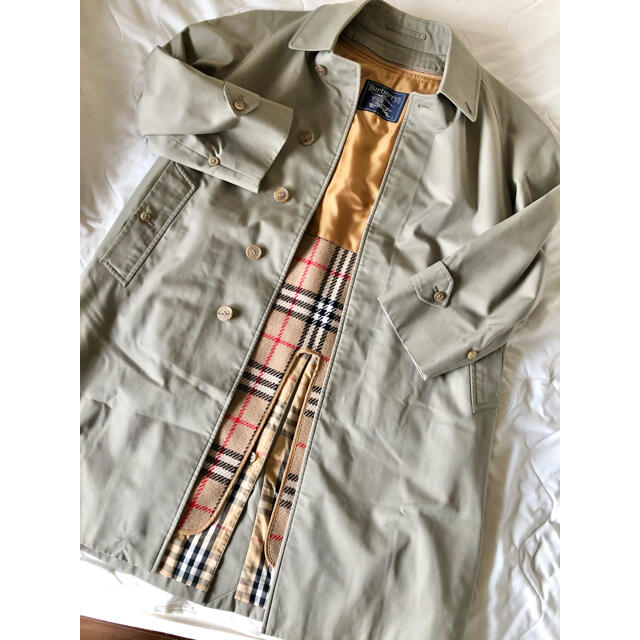 BURBERRY(バーバリー)の美品☆BURBERRY バーバリープローサム ステンカラーコート モバチェック メンズのジャケット/アウター(ステンカラーコート)の商品写真