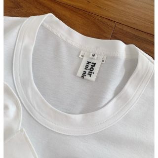 「noir kei ninomiyaノワールケイニノミヤ リボンＴシャツ ホワイト