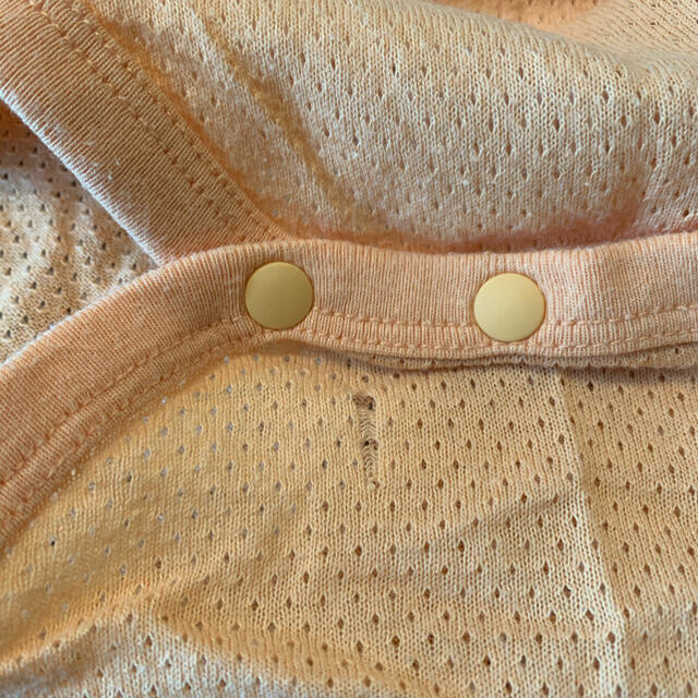 UNIQLO(ユニクロ)のメッシュロンパース　半袖　3枚組　70サイズ キッズ/ベビー/マタニティのベビー服(~85cm)(肌着/下着)の商品写真