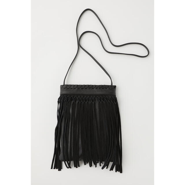 moussy(マウジー)のFRINGE SHOULDER バッグ レディースのバッグ(ショルダーバッグ)の商品写真